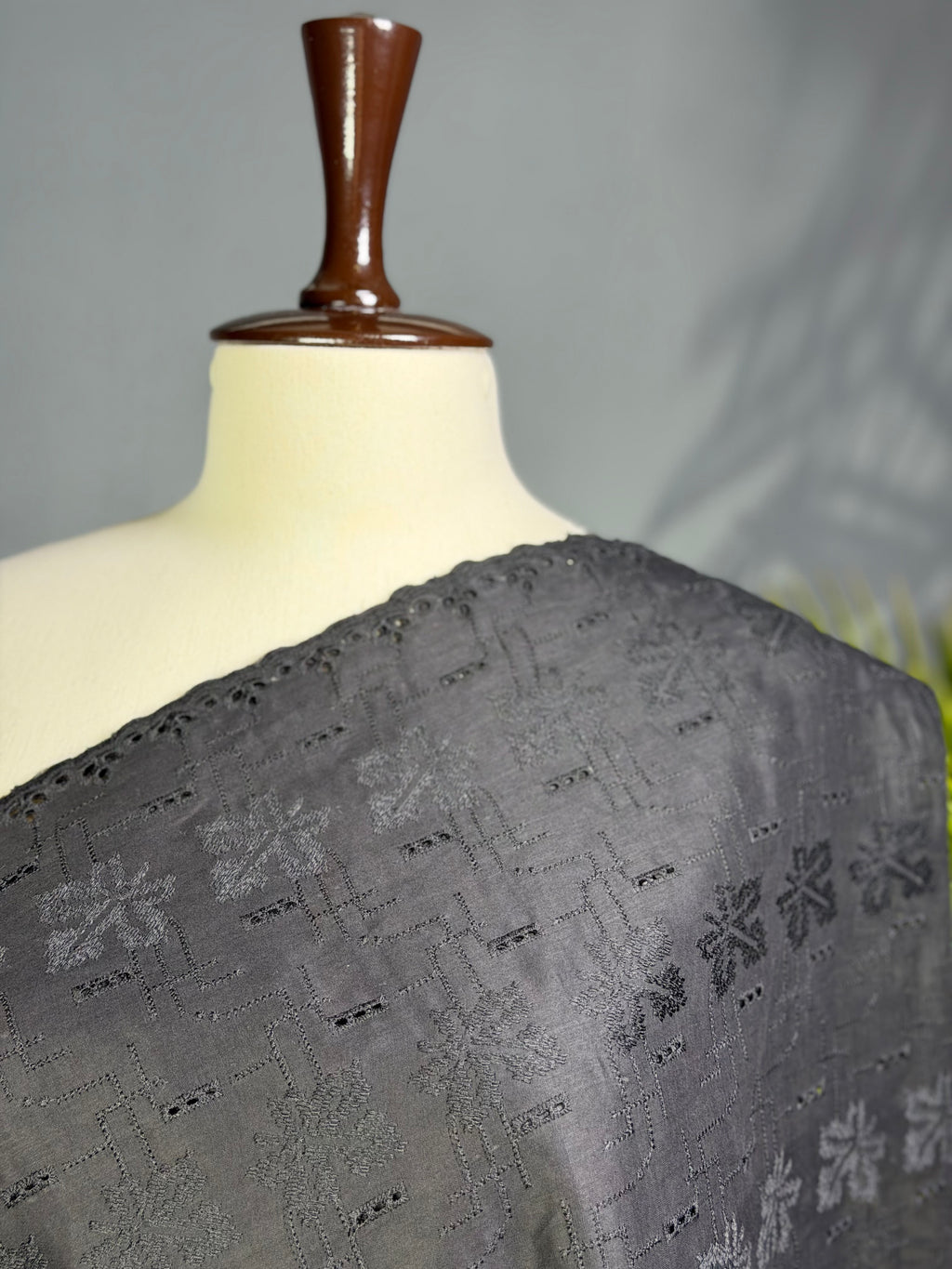 Midnight Noir Chikankari Shaw