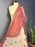 Crimson Heritage Lawn Kani Jacquard Shawl