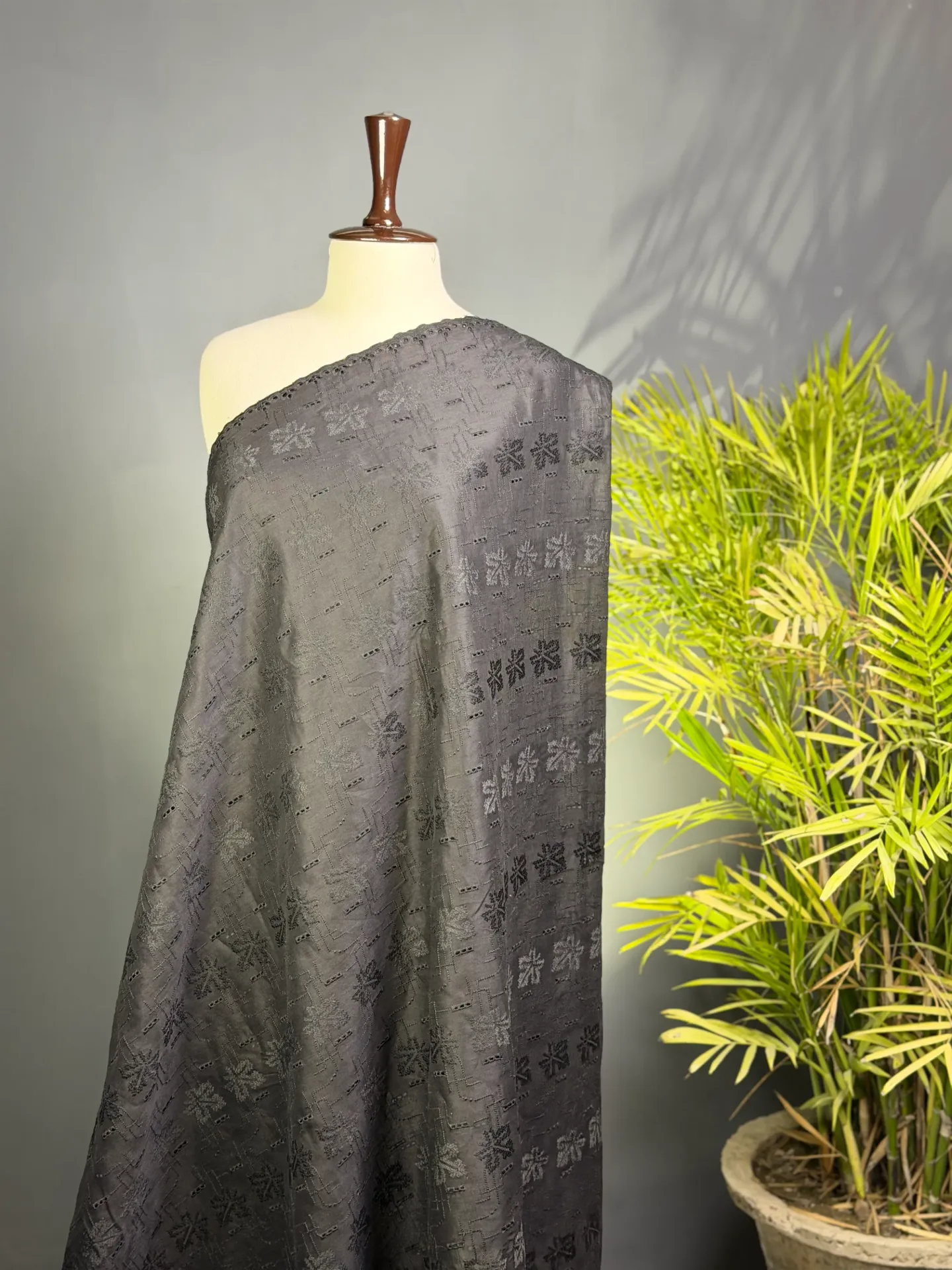 Pristine Black Chikankari