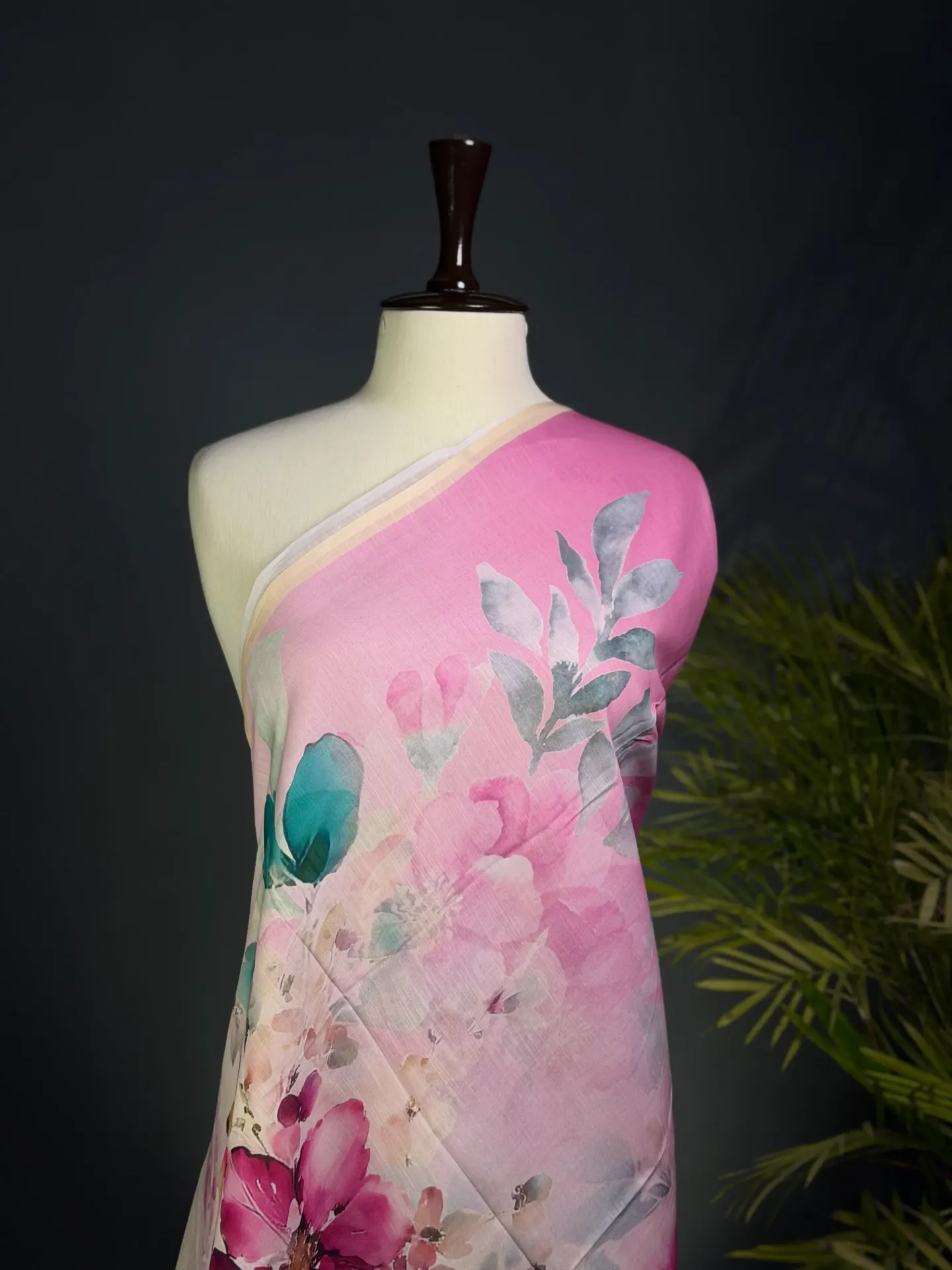 Ethereal Bloom Zam Zam Print Lawn Dupatta